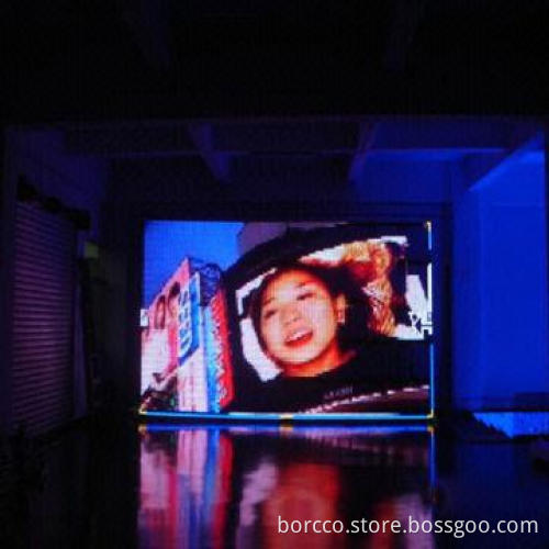LED curtain screen display, full color transparent, 18.75mm with protection level of IP65